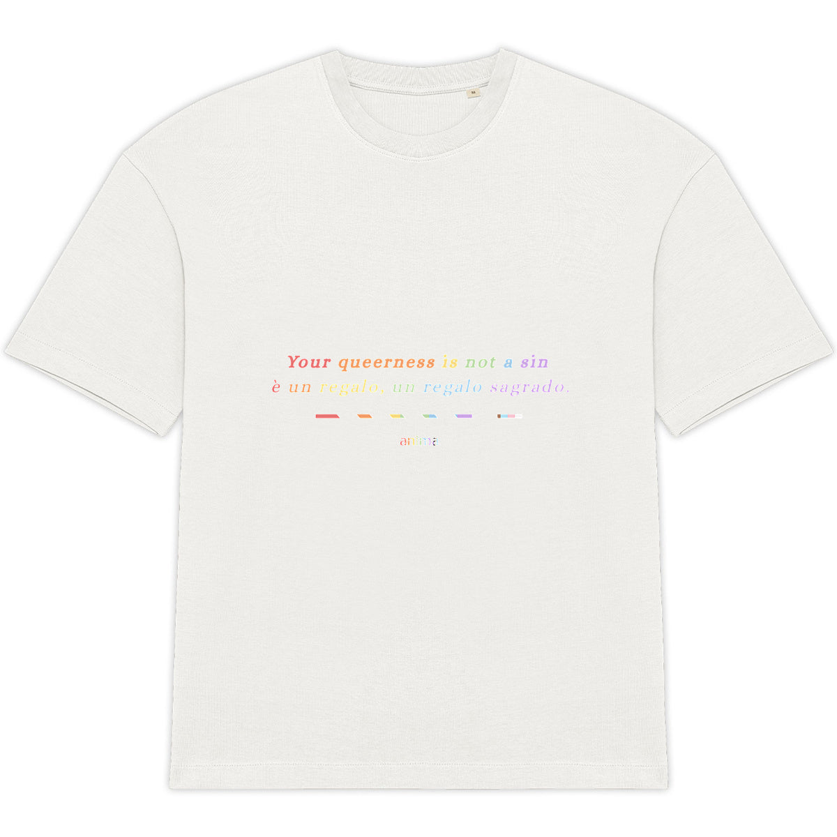 anima pride oversized tee