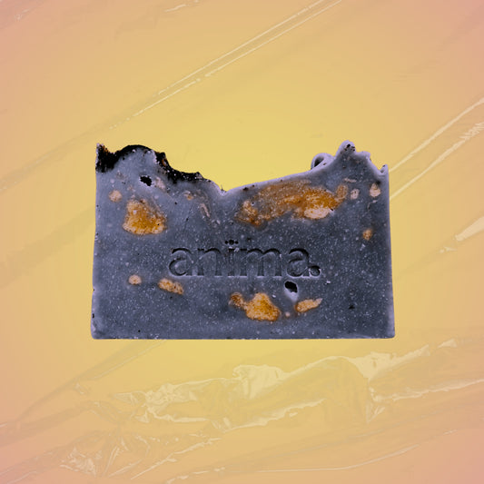 anima tumerash bar {charcoal + tumeric}